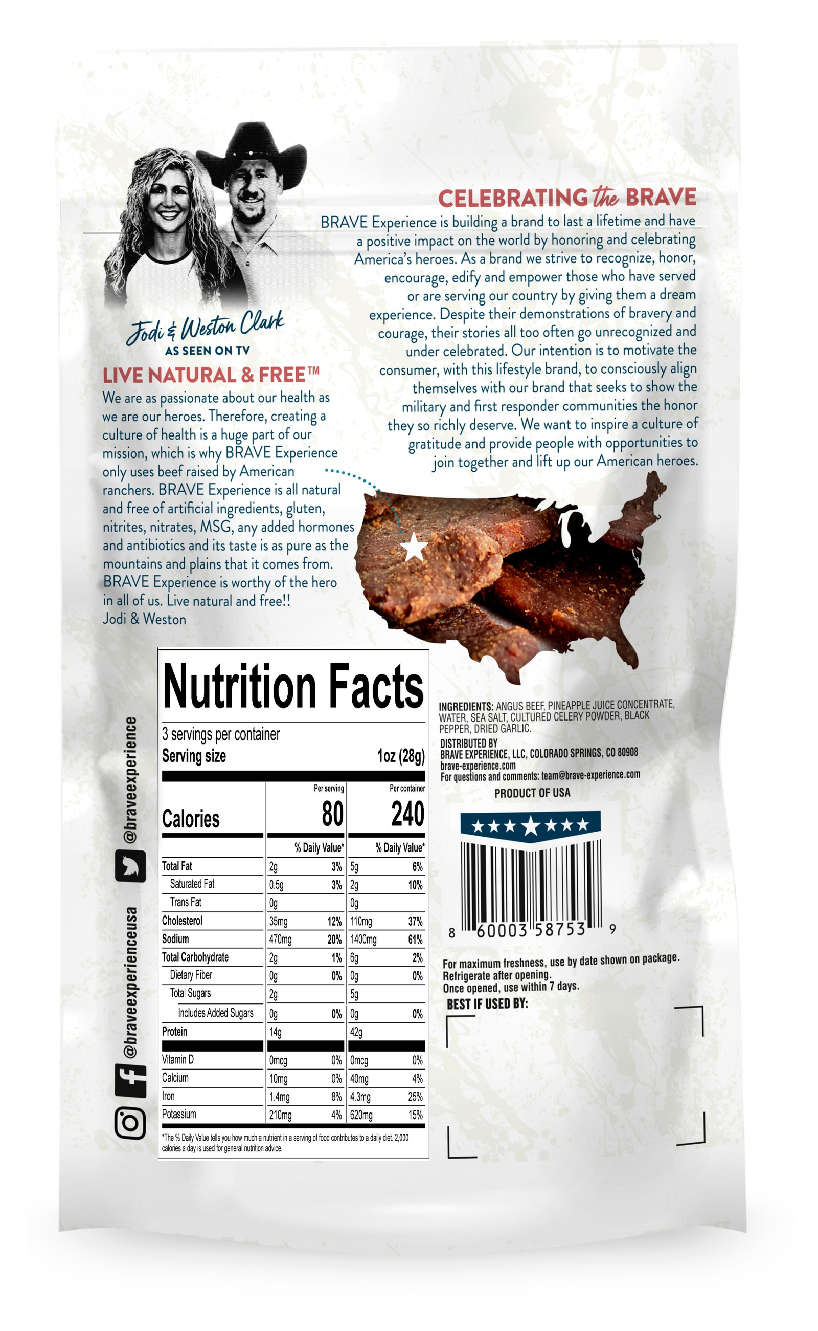 All Natural Original Angus Beef Jerky